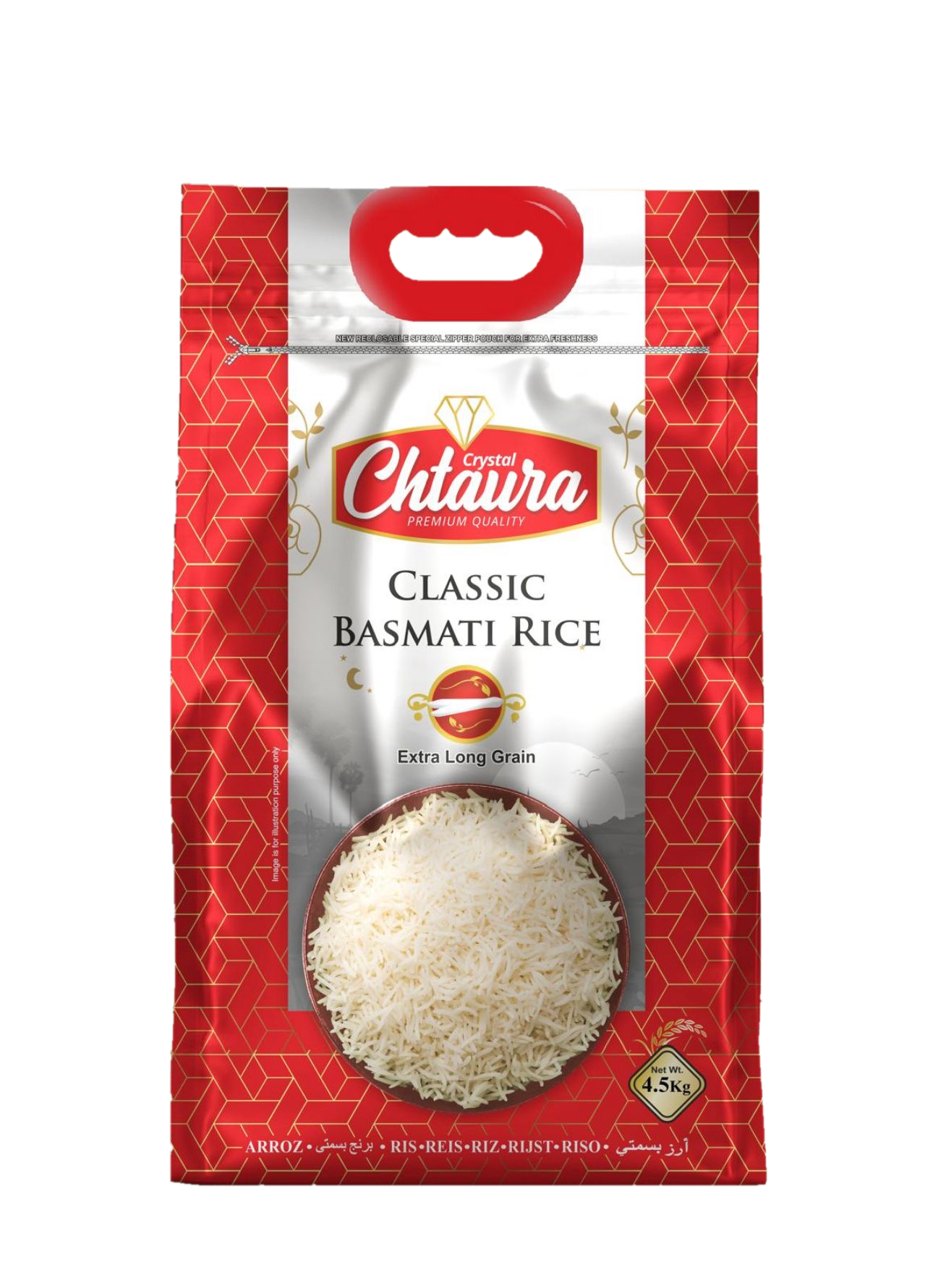 Basmati Ris Crystal Chtaura 4,5KG